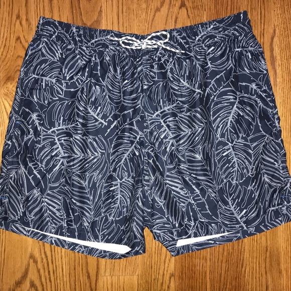 Men’s Swim Shorts Trunks Size XL Navy Blue - Picture 1 of 6